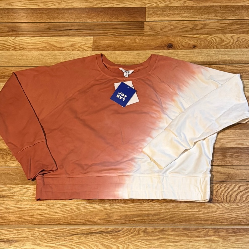 JoyLab Women's Ombre Rust and Cream Top